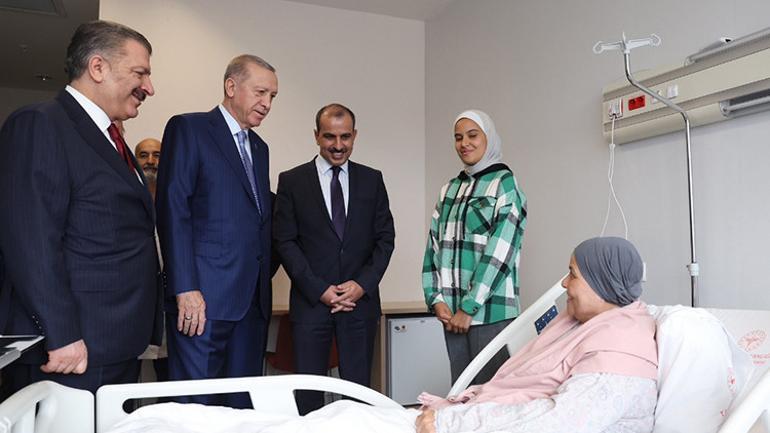 Cumhurbaşkanı Erdoğan, Gazzeden Ankaraya getirilen hastaları ziyaret etti