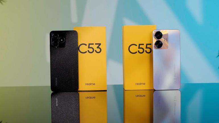 Vergisiz telefonun şampiyonları realme C55 ve C53