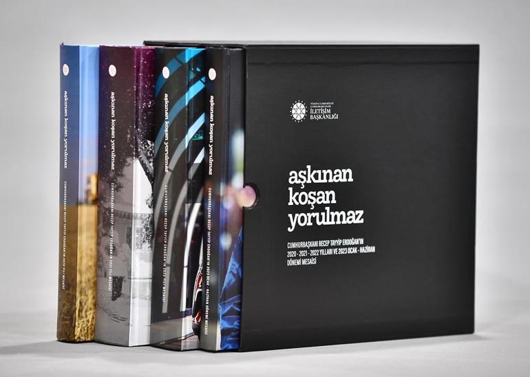 ‘Aşkınan Koşan Yorulmaz’ kitapları