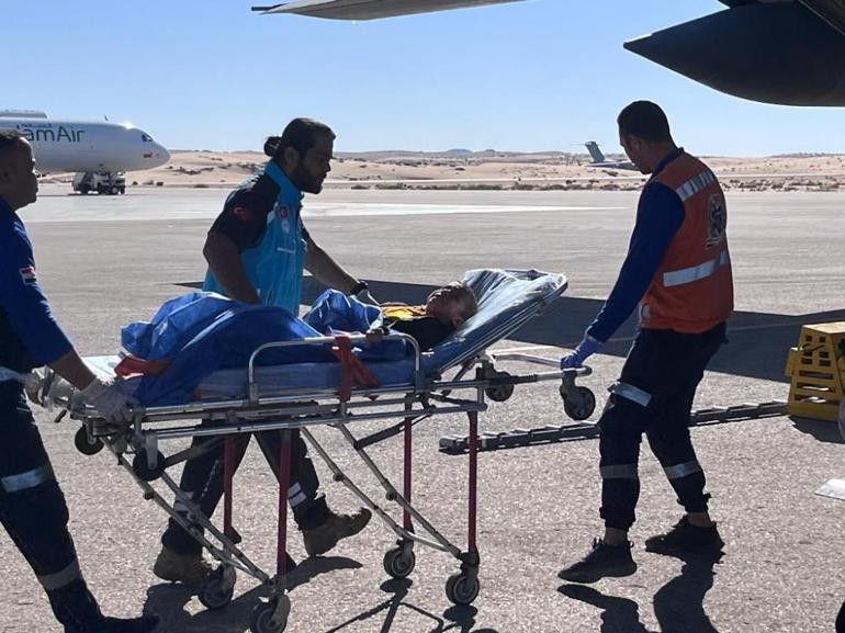 Gazzeli 23 hasta daha Türkiyeye getirildi
