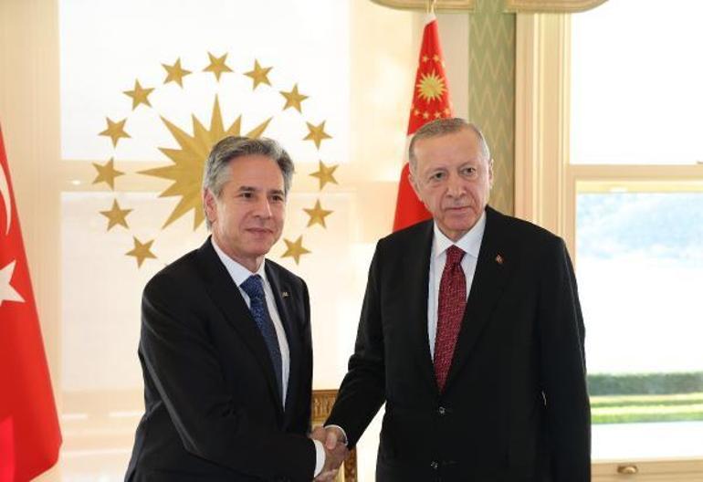 Ο Πρόεδρος Ερντογάν και ο Χακάν Φιντάν συναντήθηκαν με τον Άντονι Μπλίνκεν