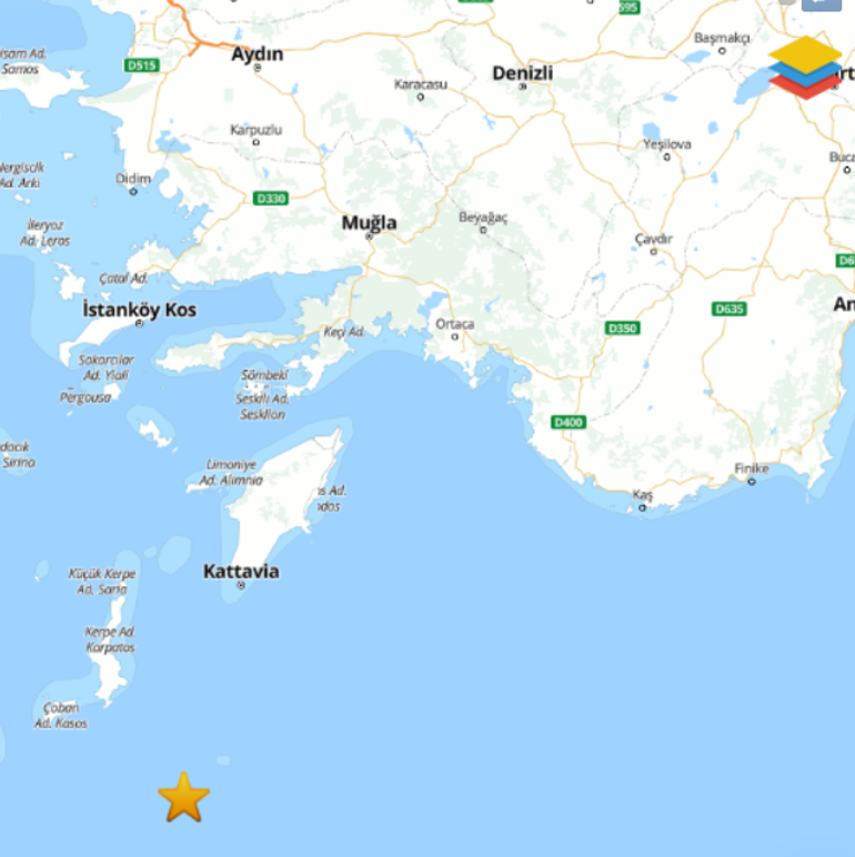 Dat�a a��klar�nda 3,9 b�y�kl���nde deprem