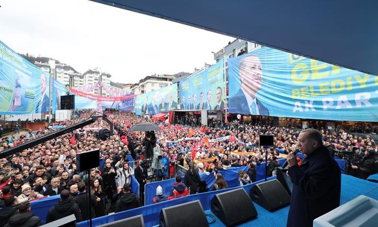 Dünya batsa CHPnin umurunda olmaz Cumhurbaşkanı Erdoğan: Gündemleri kupon belediyeleri kimin yöneteceği