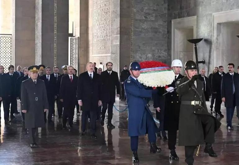 Cumhurbaşkanı Erdoğan, Aliyevi Beştepede kabul etti