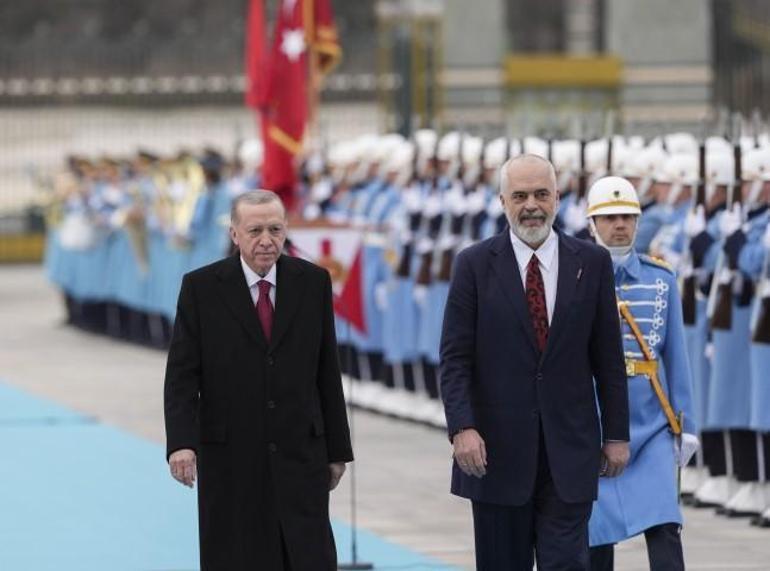 Arnavutluk Başbakanı Edi Rama Beştepe'de... Erdoğan, törenle karşıladı -  Son Dakika Haberleri İnternet