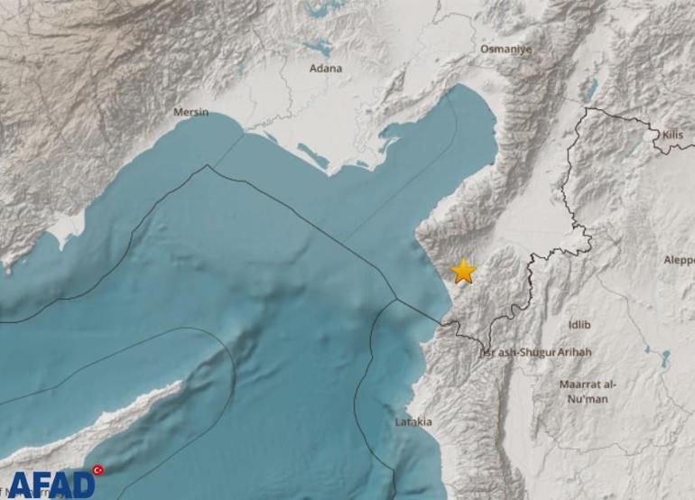 AFAD duyurdu: Hatayda 4 büyüklüğünde deprem