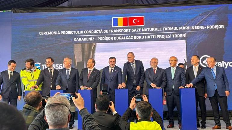 Kalyon Holdingin Romanyadaki dev boru hattı projesi için ilk tören yapıldı