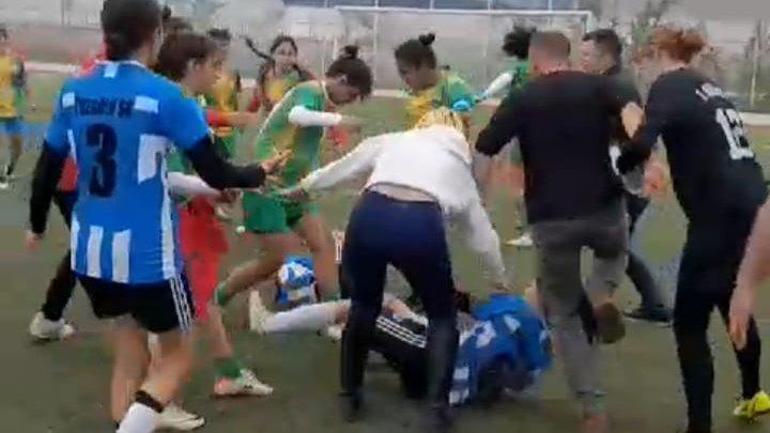 Kadınlar Futbol 3. Lig’de olaylı maç 7 oyuncu yaralandı...