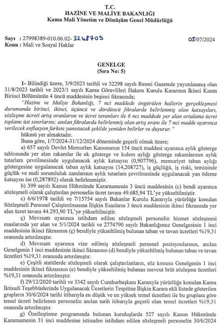 Bakan Şimşek imzaladı, resmen yürürlüğe girdi... Çalışanlar dikkat... İşte yeni zam ve ücretler