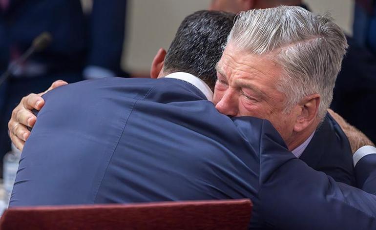 A famous actor accidentally became a murderer on a movie set... His final words were delivered in court... When he heard the verdict, he hugged his wife and cried.