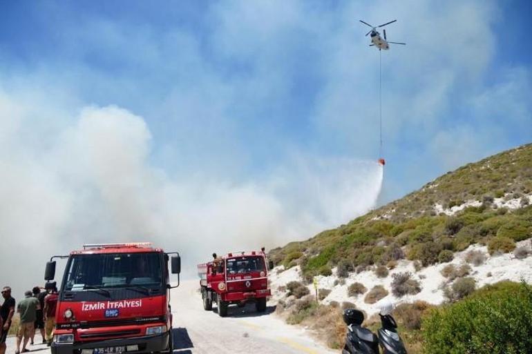 Heartbreaking footage of the Izmir fires... Latest footage released: We are trying to escape towards the mountains