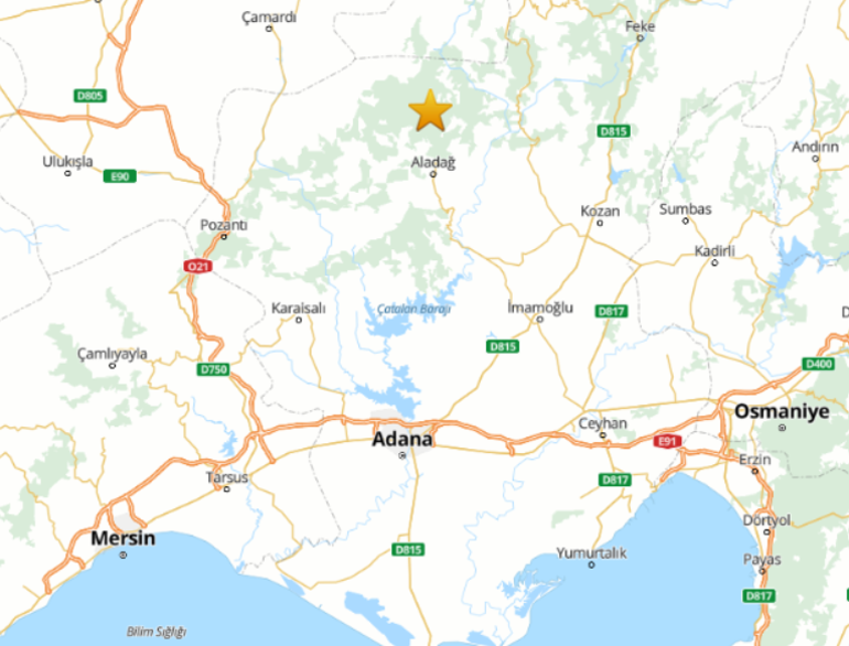 Son dakika: Adanada korkutan deprem