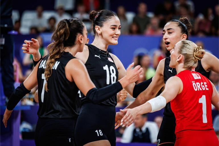 Filenin Sultanları, Paris 2024te 2de 2 yaptı ve çeyrek finale yükseldi (Türkiye 3-1 Dominik Cumhuriyeti)