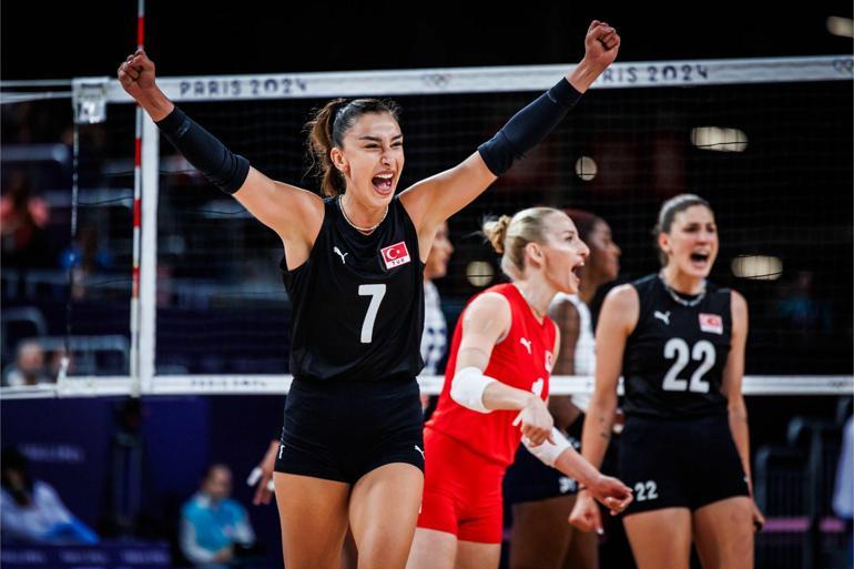 Filenin Sultanları, Paris 2024te 2de 2 yaptı ve çeyrek finale yükseldi (Türkiye 3-1 Dominik Cumhuriyeti)