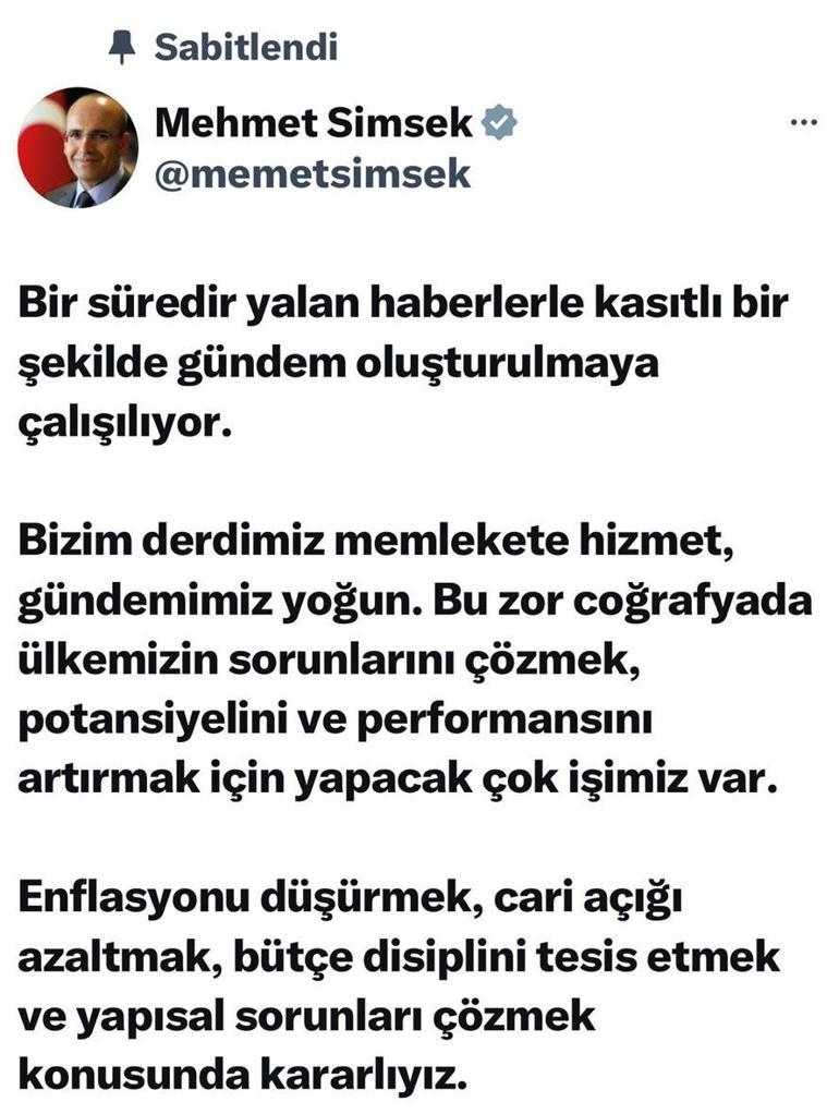 Mehmet Şimşek’in istifası yalanı Erol Mütercimler ve FETÖ’cü Turhan Bozkurt