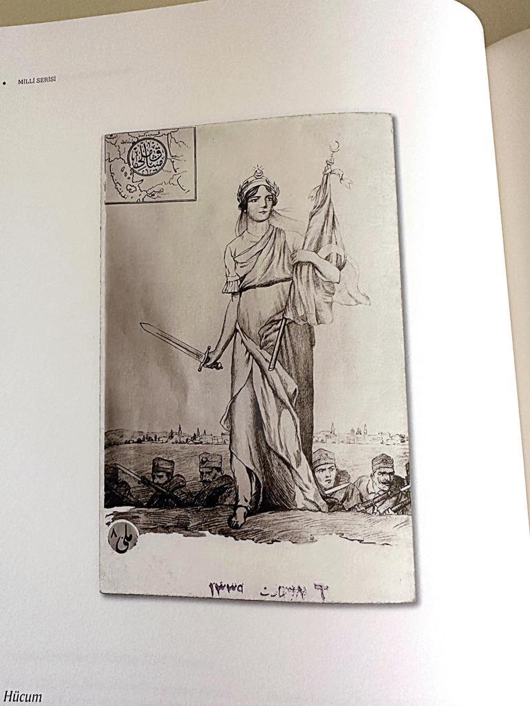 Milli Mücadele’nin sosyal medyası kartpostallar