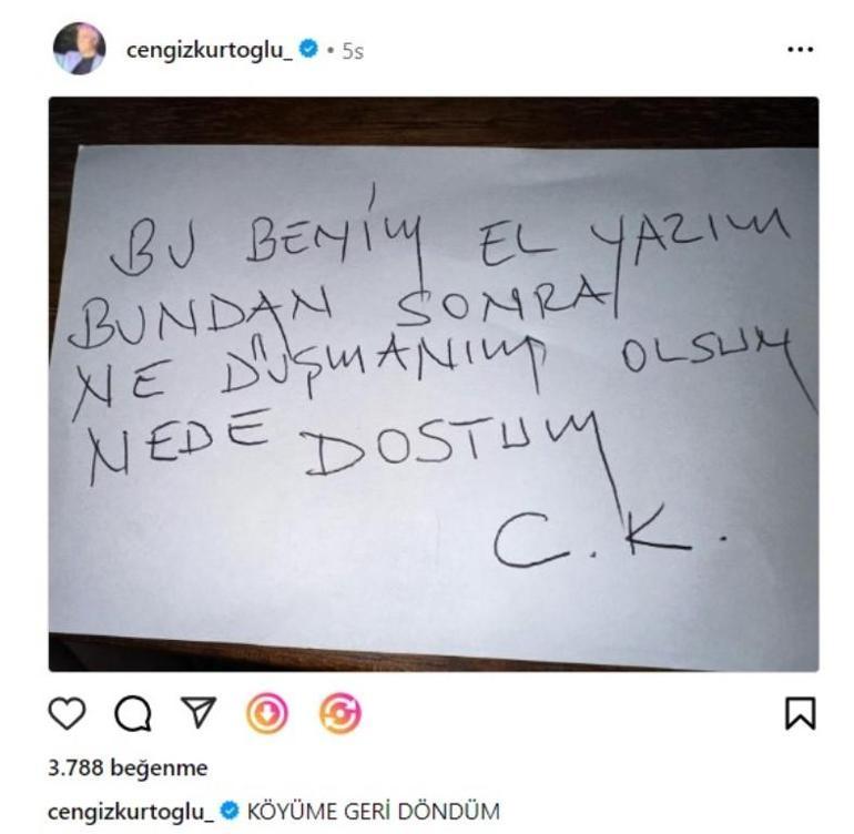 Kafa karıştıran paylaşım... Usta sanatçı İstanbulu terk mi etti Köyüme geri döndüm