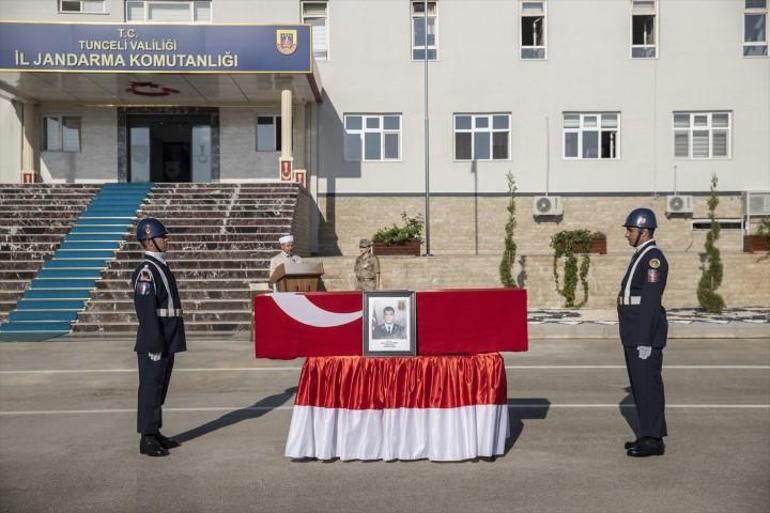 Tuncelide şehit olan askerler için tören düzenlendi