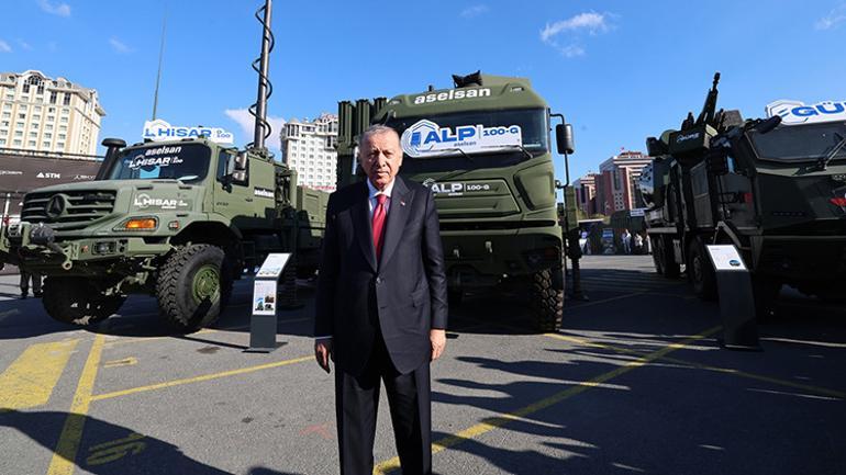 Cumhurbaşkanı Erdoğandan SAHA EXPOya ziyaret