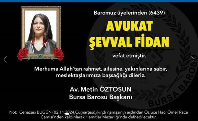 Avukat Şevval, 28 günlük yaşam mücadelesini kaybetti