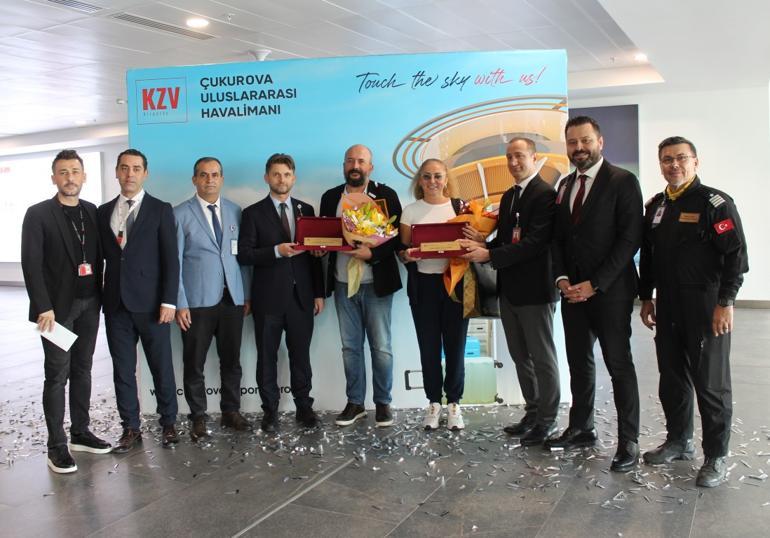 Çukurova Uluslararası Havalimanı 1 milyonuncu yolcuyu ağırladı