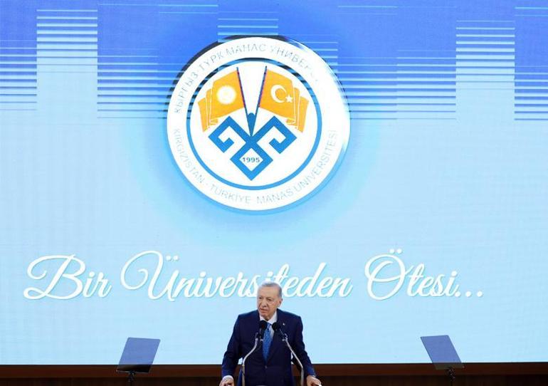 Manas Üniversitesi üst üste 2 kez ilk 1000e girdi... Cumhurbaşkanı Erdoğan: İdeallerinizle bağlarınızı asla kaybetmeyin