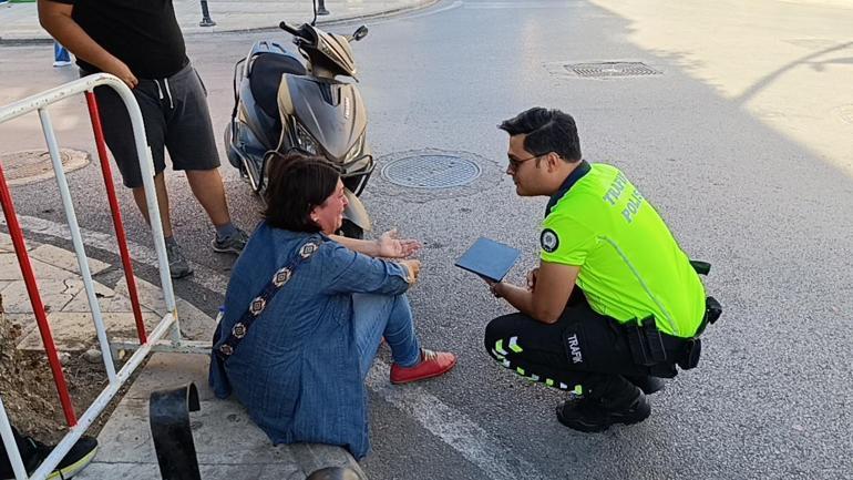 Motosikletli hastanelik oldu; otomobil sürücüsü gözyaşlarına boğuldu