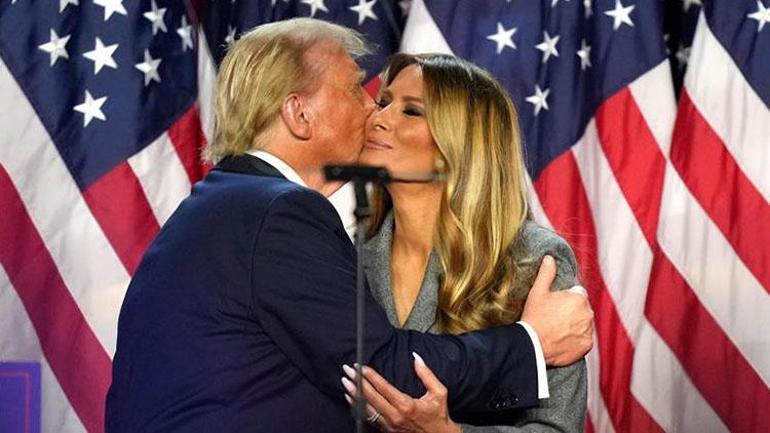 Seçim gecesinde tam destek Tüm gözler First Lady Trumpın üzerindeydi... Melania Trump Kimdir