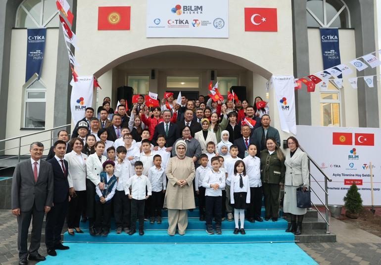 Emine Erdoğan, Bilim Bişkek İnovasyon Merkezinin açılışını yaptı