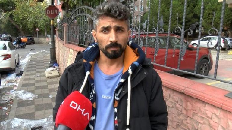 İstanbuldaki ilçede belediye işçileri greve gitti, sokaklarda çöp yığınları oluştu