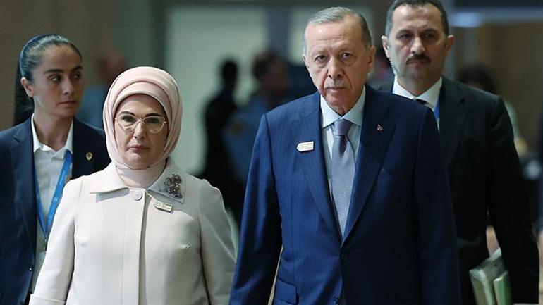 Emine Erdoğan, Azerbaycan, Kırgızistan ve Özbekistan liderlerinin eşleriyle görüştü