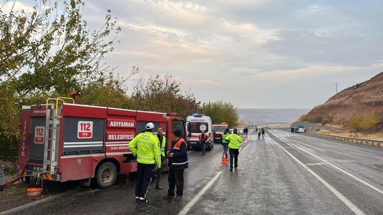 Adıyamanda feci kazada 3 can kaybı