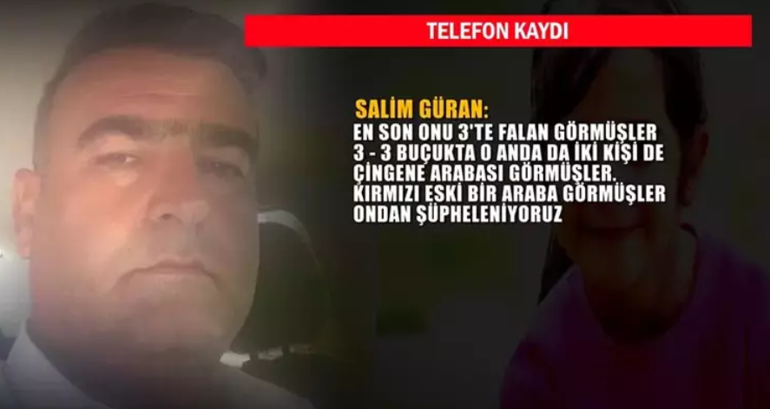 Salim Güranın Narinin kaybolduğu gün yaptığı telefon konuşması ortaya çıktı