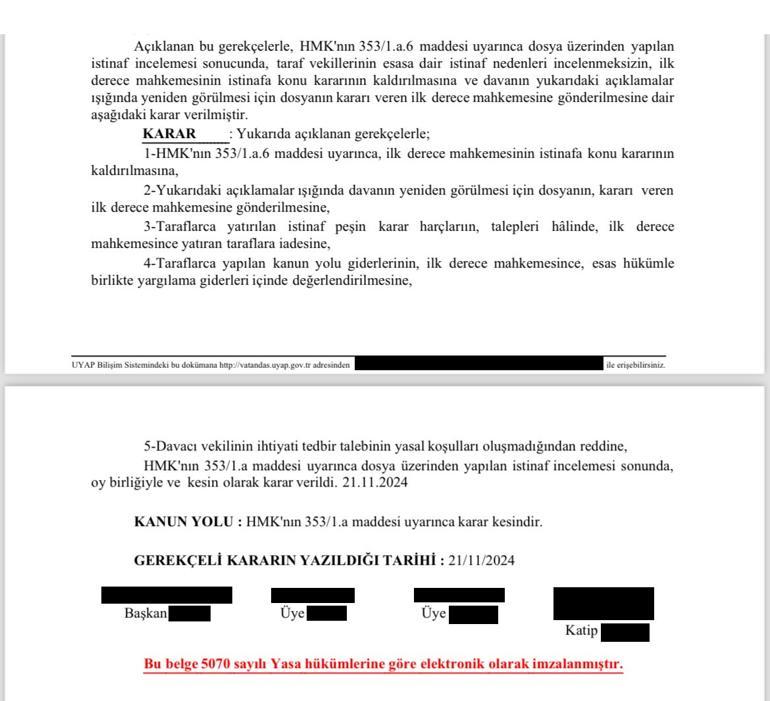 İstinaf Mahkemesi kararını açıkladı: Martı TAG serbest olarak kullanılacak