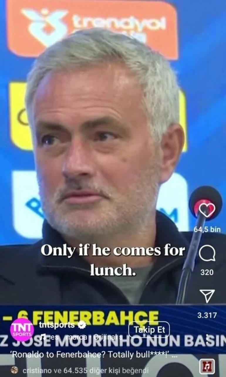 Cristiano Ronaldo, Mourinhonun açıklamalarını beğendi
