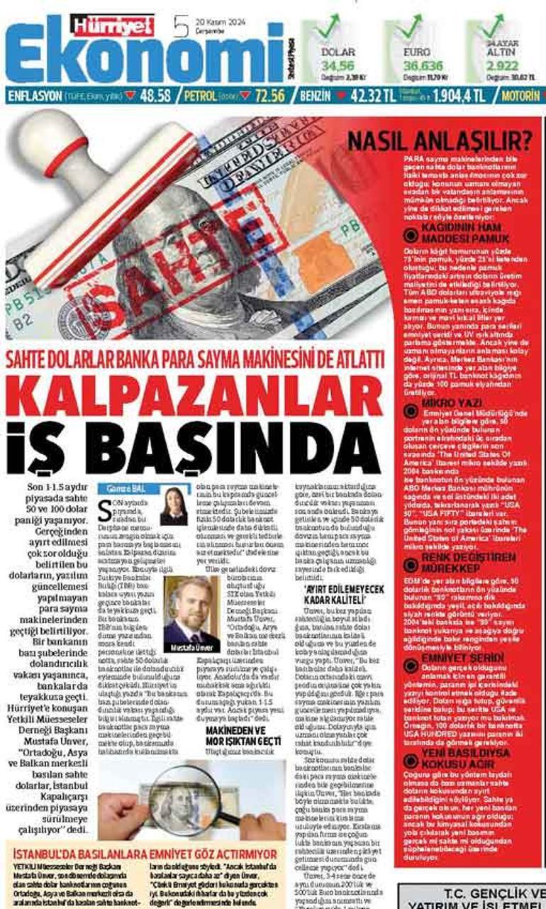 Bankalardan bu kez de 100 dolar alarmı