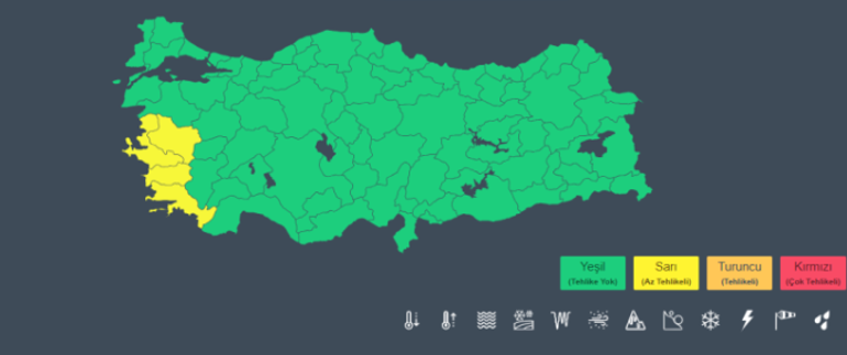 Meteorolojiden yeni hava durumu raporu: Egede sağanak, Marmarada fırtına