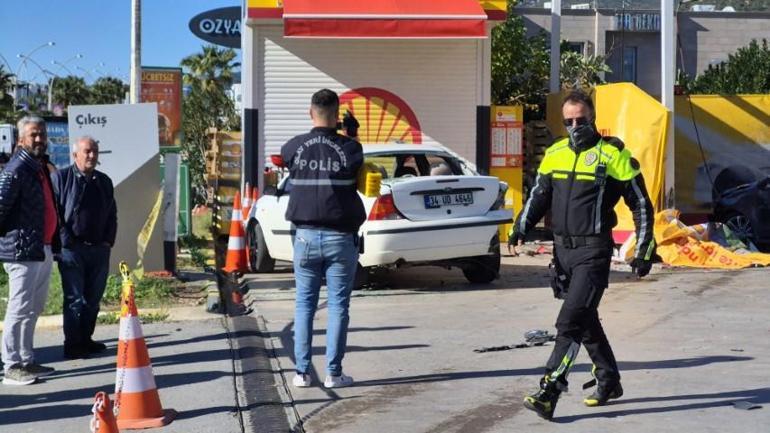 Makas atarak son sürat ilerleyen maganda, 1 kişiyi hayattan kopardı... Facia anları kamerada