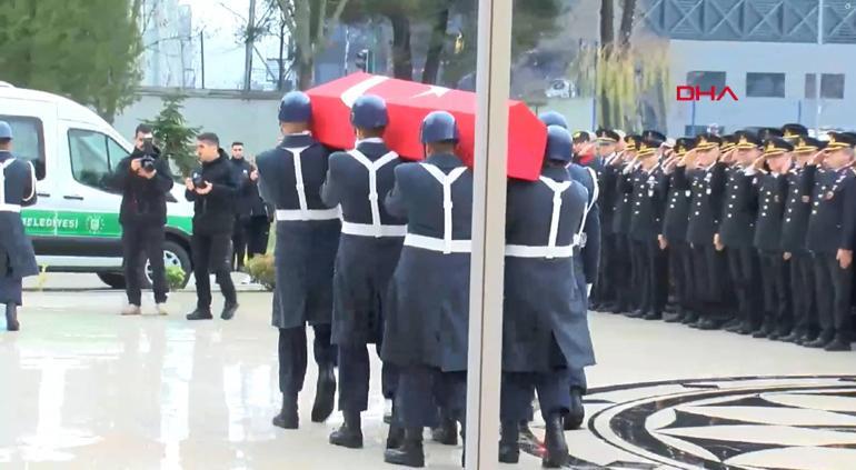 Adliyedeki saldırıda şehit olan uzman çavuş için cenaze töreni