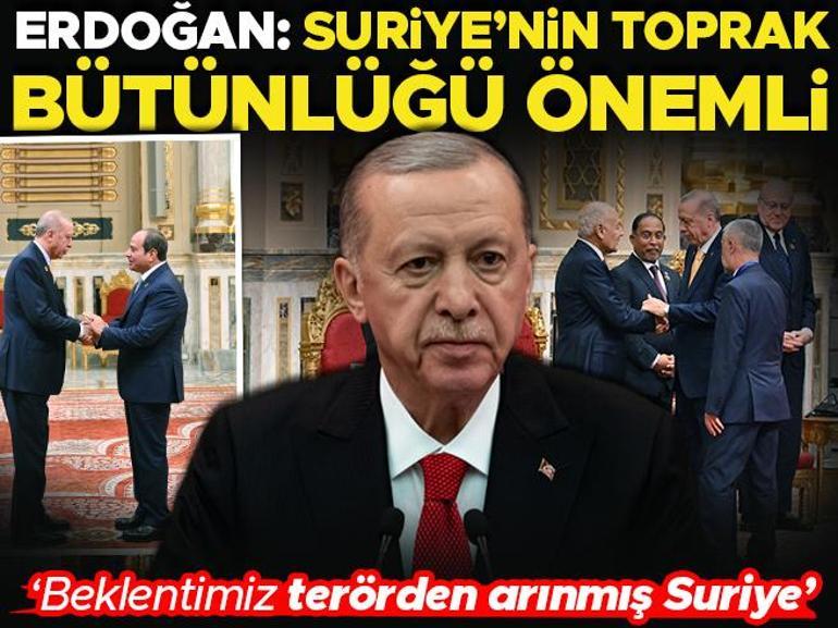 Cumhurbaşkanı Erdoğan: Suriye, İsrail saldırganlığının hedefinde