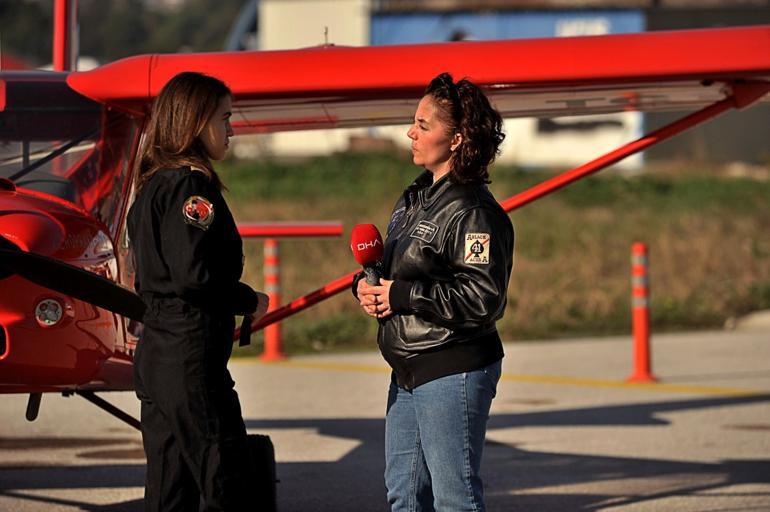 T�rkiye'de bir ilk... 16 ya��nda en gen� pilot aday� oldu