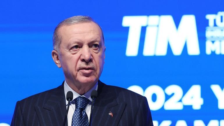 Son dakika... Cumhurbaşkanı Erdoğan: 2024te ihracat 262 milyar dolar oldu