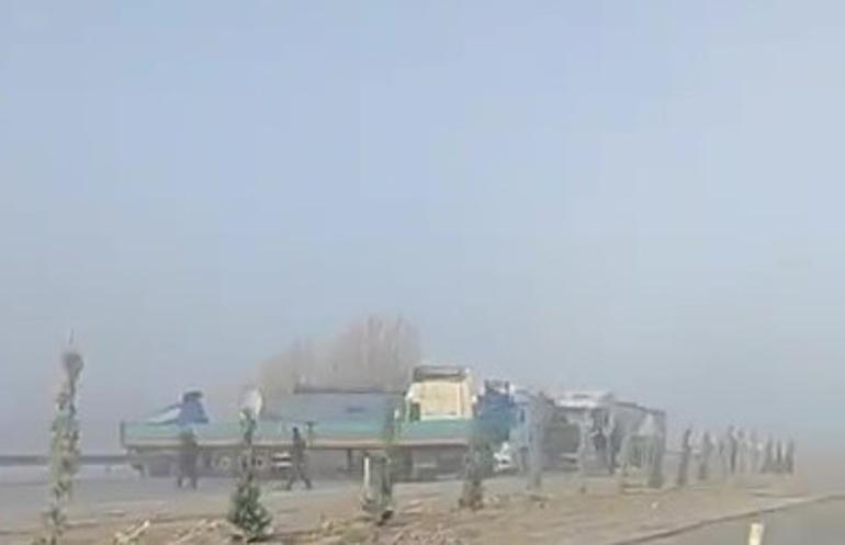 13 aracın karıştığı zincirleme kazada 7 kişi yaralandı