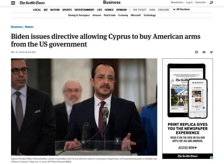 Biden giderayak onayı verdi: ABDden Rumlara askeri teçhizat