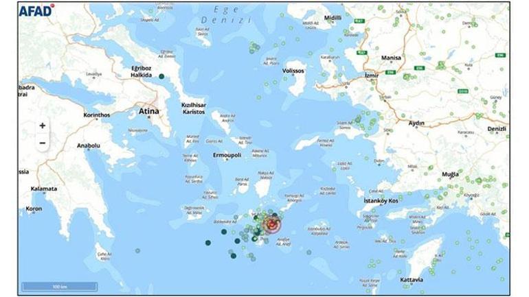 AFADdan Ege Denizi açıklaması: 400ün üzerinde deprem meydana geldi