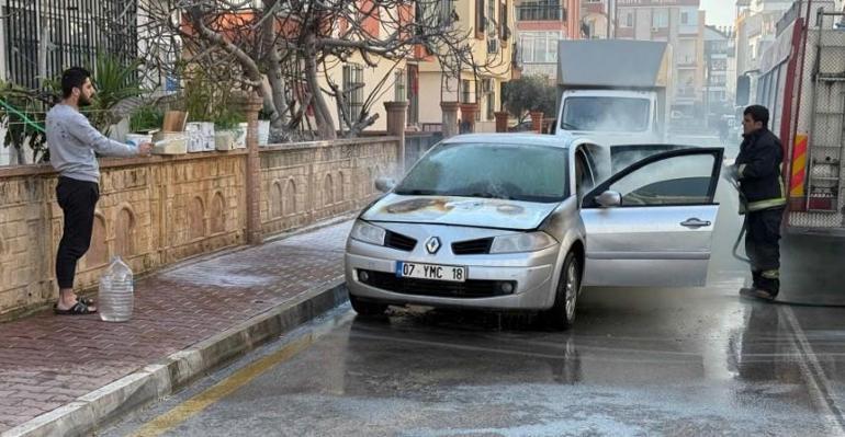 Komşusunun bıraktığı araca bindi, marşa basınca neye uğradığını şaşırdı