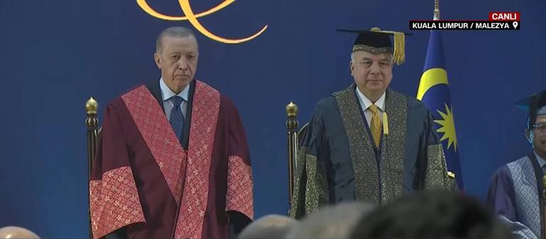 Cumhurbaşkanı Erdoğana Malezyada fahri doktora verildi: Yeni bir küresel düzen gerekiyor