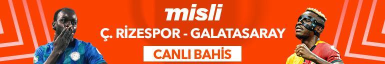 Lider Galatasaray Çaykur Rizespor deplasmanında Kritik maçın heyecanı Şampiyon Oran farkıyla Misli’de