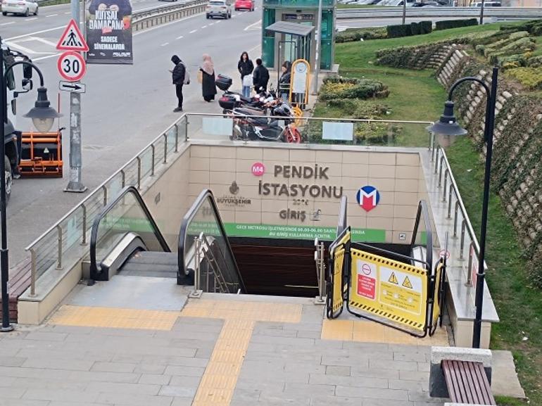 Pendikte metroda yürüyen merdiven faciası