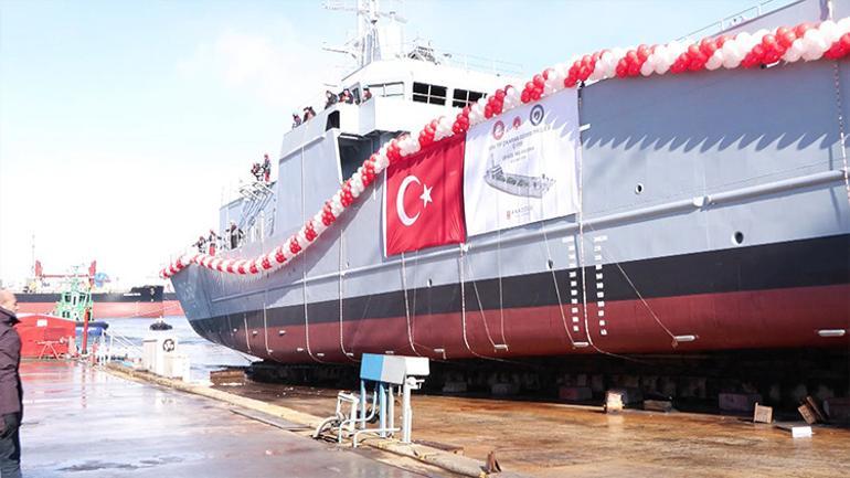 Yeni Tip Çıkarma Gemisi Ç-159 denize indirildi... SSB Başkanı Görgün: Gemilerimizdeki yerlilik oranını, son 23 yılda yüzde 20den yüzde 80e çıkardık